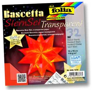 Bastelset Bascetta St. orange FOLIA 840/1515 15x15cm