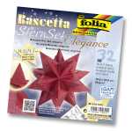 Bascetta-Stern Set 14,5x14,5cm rot,32 Blatt