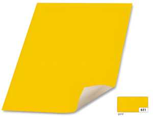 Plakatkarton 48x68 gold FOLIA 65611 380g