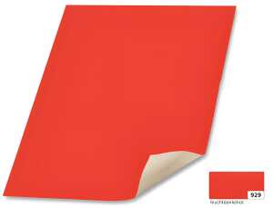 Plakatkarton 48x68 leucht drot FOLIA 65929 380g
