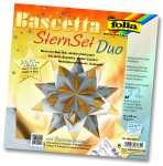 Bastelset Bascetta-Stern silber/gold FOLIA 366/2020...