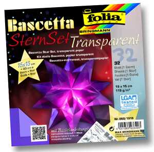 Bastelset Bascetta St. violett FOLIA 860/1515 15x15cm