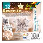 Bascetta Stern Set 15x15cm,32Bl.Stern we/kup