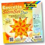 Bastelset Bascetta-Stern gelb/orange FOLIA 314/1515...