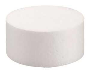 Styropor Scheibe 15x7 cm geschrumpft