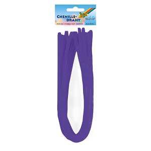 Chenilledraht 10ST d.violett FOLIA 77832