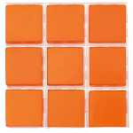 Poly-Mosaic 10x10mm 63St orange