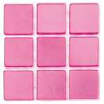 GLOREX Poly-Mosaic 10x10mm 63St pink