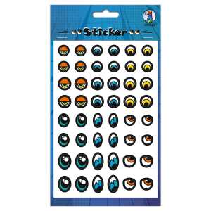 Ursus STICKER "AUGEN"BUNT 100 PAARE SORTIERT
