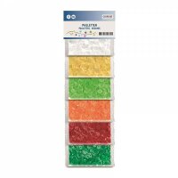 Pailletten 6mm 30g 6 Farben bunt matt - Glorex