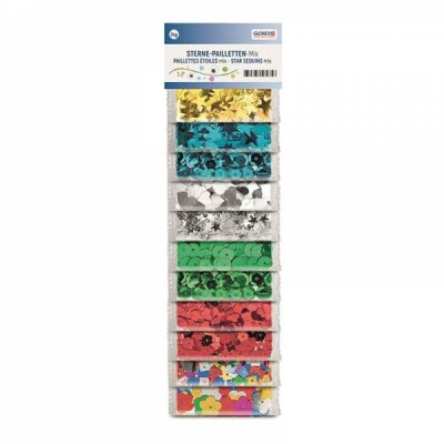 Pailletten Mix 24g 12 Farben - Glorex