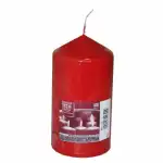 IDENA Stumpenkerze rot 70x130mm
