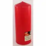 IDENA Stumpenkerze 80x200mm rot