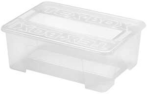TexBox transparent+Deckel 38 x 28 x 14cm
