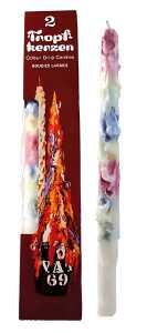 EBERSBACHER Bunte Tropfkerzen 2er