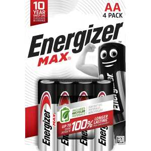 ENERGIZER Batterie Max Alkaline AA / Mignon / LR6 4 Stück