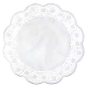 DEMMLER Spitzenpapier Torte 36cm weiß 6St Haushaltspack