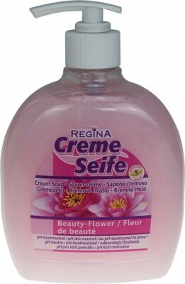 Creme-Seife Regina 500ml Beauty Flower - Push-Pull (Spüllmittel) Verschluss