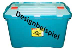 Ordnungsbox Dragon 34L 36x50x28cm, farbig sort.