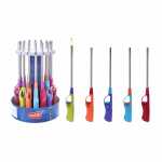 Stabfeuerzeug extra lang 35cm farbig sortiert -...