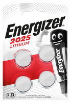 ENERGIZER Knopfzellen-Batterie Lithium CR2025 3,0Volt - 4...