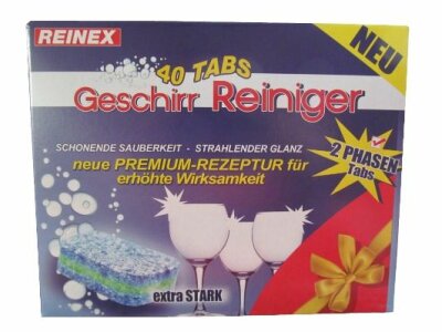 Geschirr Reiniger Reinex 2-Phasen ultra Tabs 40St.