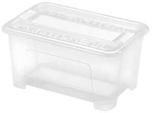 TexBox transparent+Deckel 28x18,5x14cm