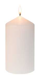 IDENA Stumpenkerze weiß 70x130mm