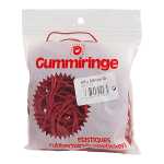 W. HECKMANN Gummiringe 50g, 60mm Ø rot