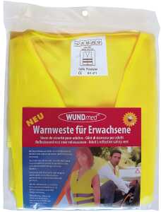 WUNDMED Warnweste gelb für Erwachsene