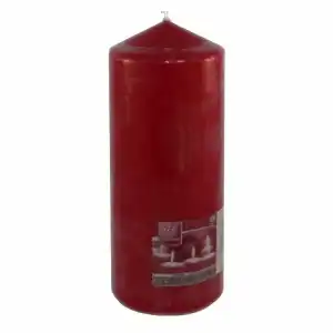 Stumpenkerze 80x200mm bordeaux