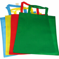 Einkaufstasche Stoff 42 x 38cm in 4 Farben