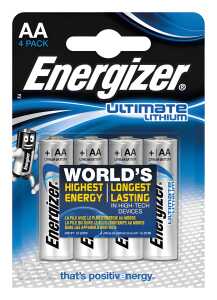 ENERGIZER Batterie Ultimate Lithium Mignon (AA) 1,5Volt 4 Stück