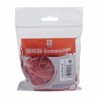 Gummiringe 200 Stück rot, 40mm Ø