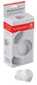 DEMMLER Backförmchen ws 50x32mm 100St Pergamentersatz
