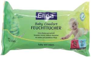 ELINA Feuchttücher 72er Baby Tuchgröße 20x15cm