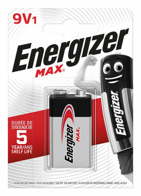 ENERGIZER Batterie Max E-Block 9V, weiß/rot, 1 Stück