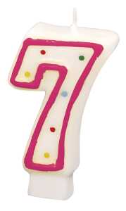 Geburtstagskerze Zahl 7 RIETHMÜLLER 550287