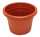 Blumentopf rund Ø 30 cm Kunsstoff terrakotta