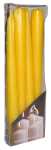 Spitzkerze, 4er Set 25cm, goldgelb