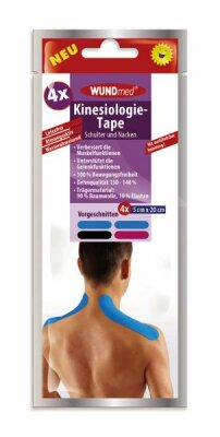 Kinesiologie Tape 4 Stück Schulter/Nacken