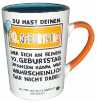 Weltbester Becher 20. Geburtstag