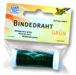 Basteldraht Bindedraht grün FOLIA 79158 0,3mm 50m