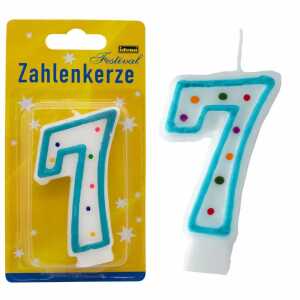 Idena Zahlenkerze "7" 4002372083540