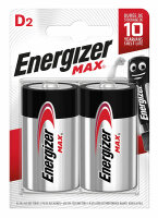 ENERGIZER Batterie Max Mono D 1,5V, weiß/rot, 2...