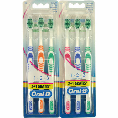 Zahnbürste Oral-B 3 Stk. Classic Care 35 mittel