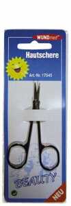 Hautschere gebogen, 8,6cm 4260206622819