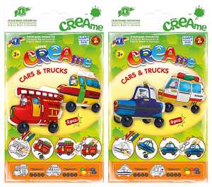 Fahrzeuge aufblasbar und bemalbar, 2fach sort. - CReAme Cars & Trucks