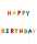 Geburtstagskerzen Set 550114 Happy Birthday