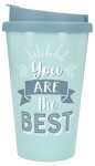 Becher To-Go mit Spruch You Are The Best blau - Depesche